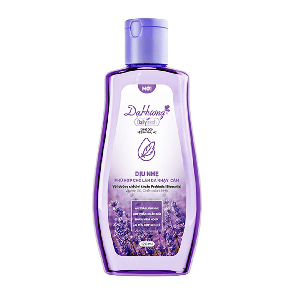 Dung dịch vệ sinh Dạ hương  Daily Fresh Dịu nhẹ tím 120ml