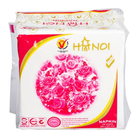 Giấy ăn  Hà Nội Napkin 220x220 100 tờ 