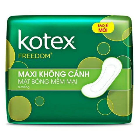 Băng vệ sinhKotex freedom dày  không cánh  8 miếng