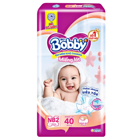 Miếng lót Bobby Newborn 2  Fresh /40