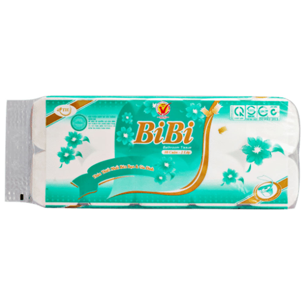 Giấy vệ sinh Bibi không lõi  10 cuộn