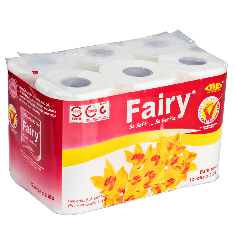 Giấy vệ sinh  Fairy đỏ  12 cuộn