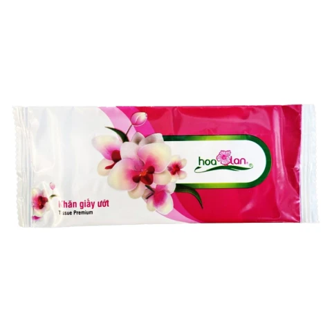 Khăn ướt  Hoa lan túi V5