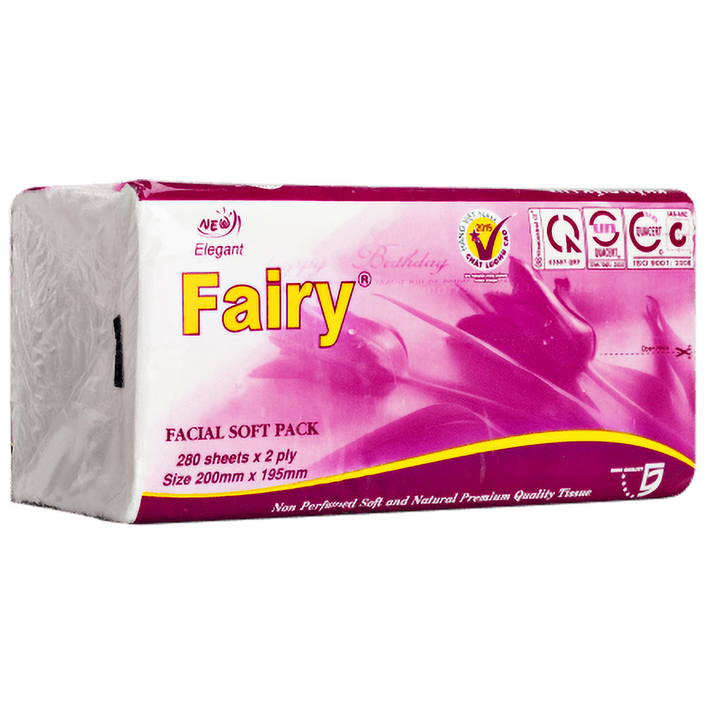 Giấy ăn Fairy rút ngắn  280 tờ