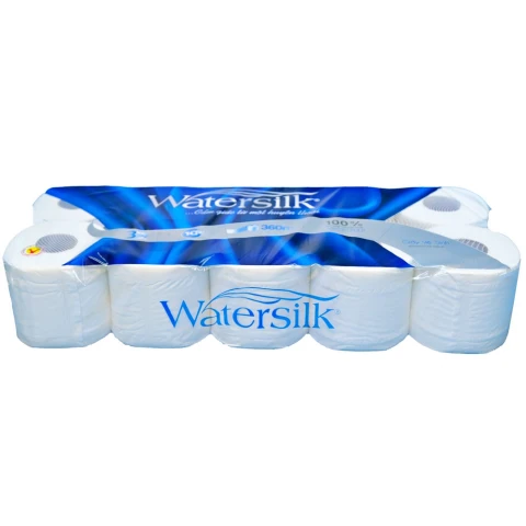 GVS CC Watersilk 36m 10 cuộn 3 lớp có lõi + Khuyến mại /10 LP