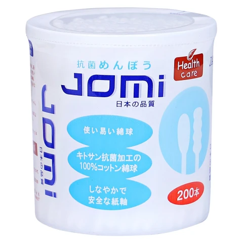 Tăm bông Jomi kháng khuẩn  200 chiếc