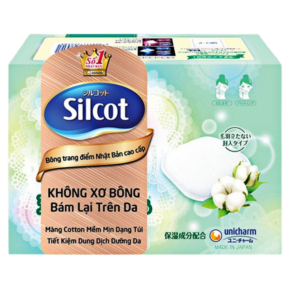 Bông tẩy trang  Silcot cao cấp Prenium 66 miếng