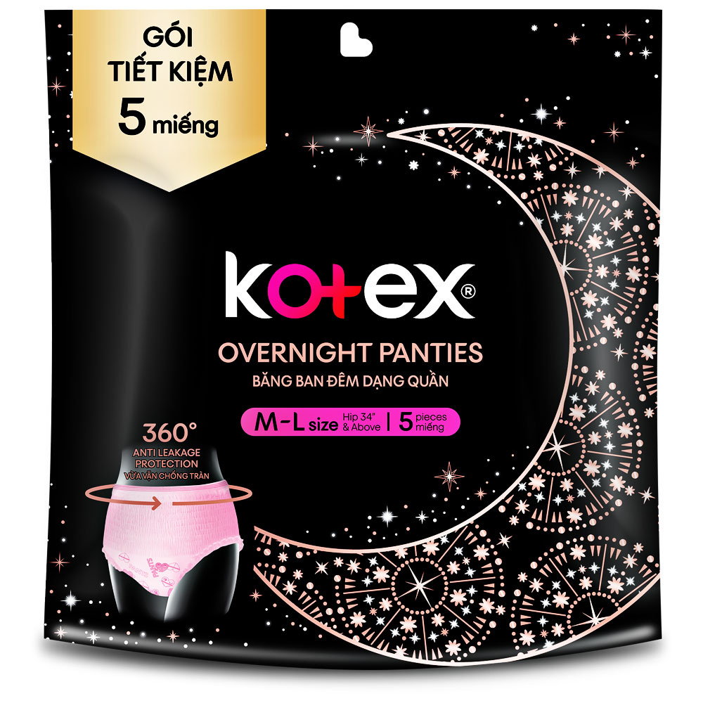 BVS Kotex đêm dạng quần MaxProtect  M/L 2/16
