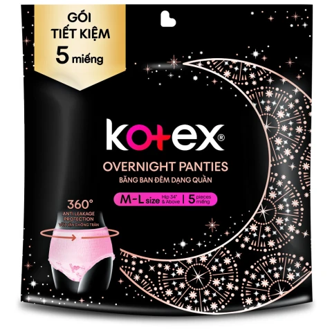 BVS Kotex đêm dạng quần MaxProtect  M/L 2/16