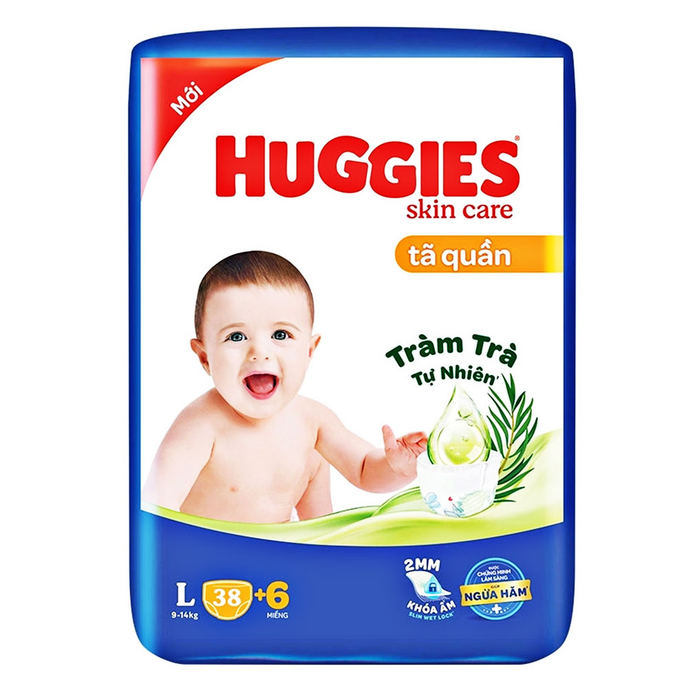Tã bỉm quần  Huggies  Skin Care Jumbo L36