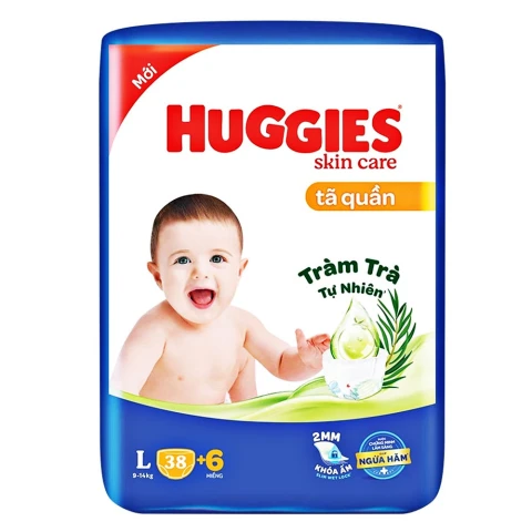 Tã bỉm quần  Huggies  Skin Care Jumbo L36