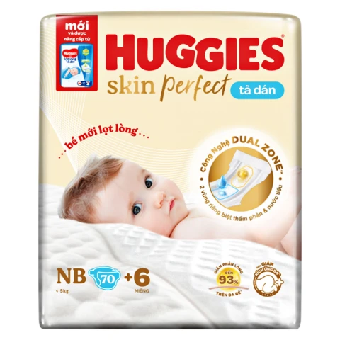 Tã bỉm dán  Huggies Skin Perfect NB38