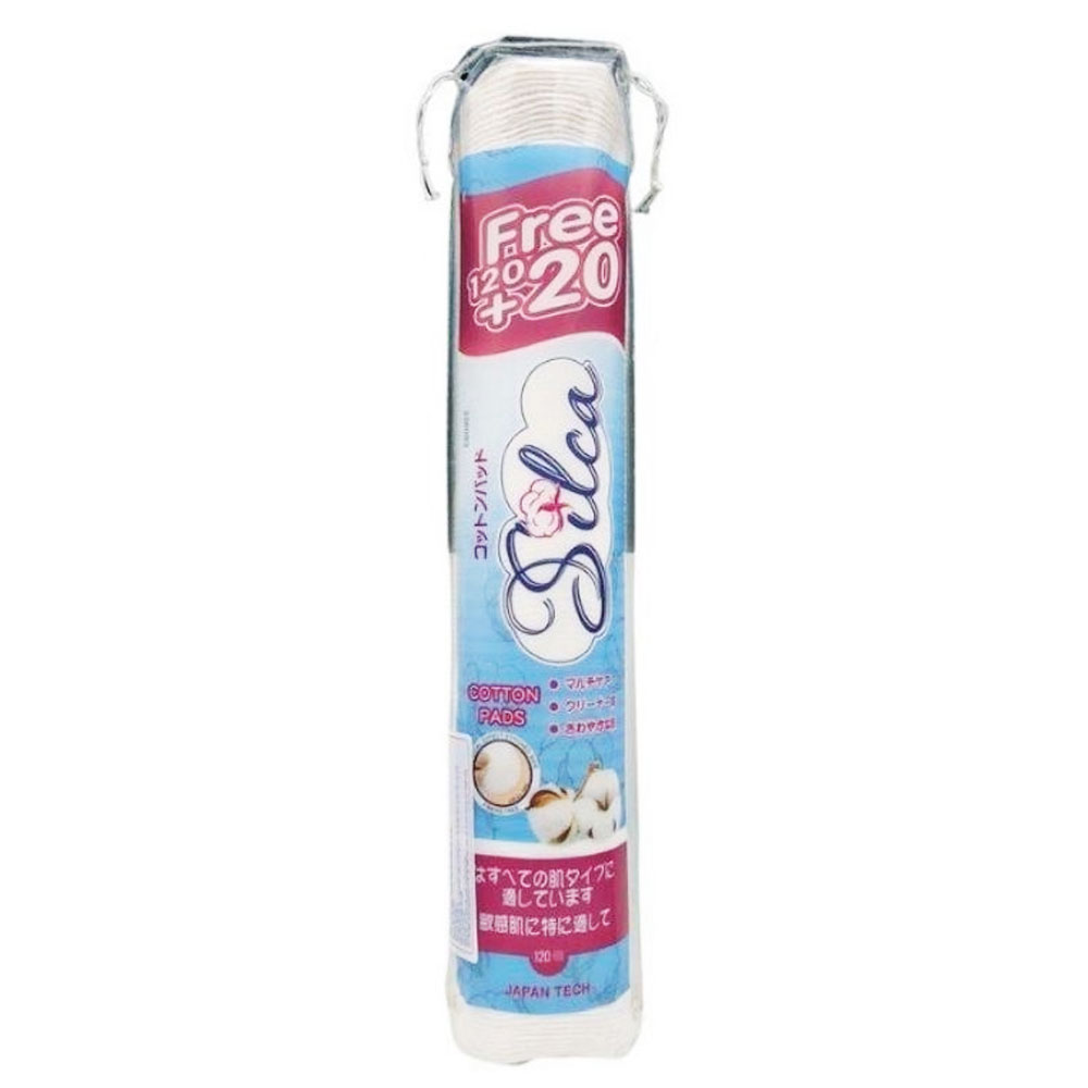 Bông tẩy trang Silca 120 miếng + 20 miếng 