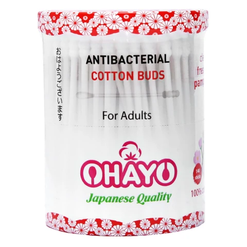 Tăm bông  Ohayo xoắn , tròn JP01 140 que
