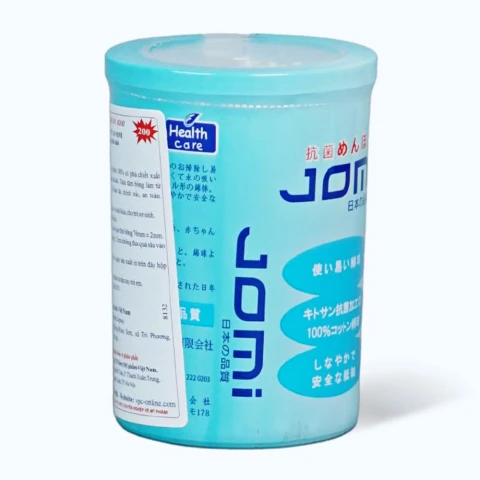 Tăm bông  Jomi  hộp cho trẻ sơ sinh  200 que