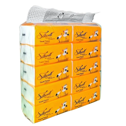Giấy ăn Silkwell rút lụa 3 lớp  100 tờ 