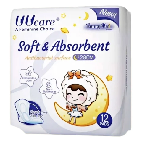 Băng vệ sinh Young Girl ngày và đêm 28cm  12 miếng 