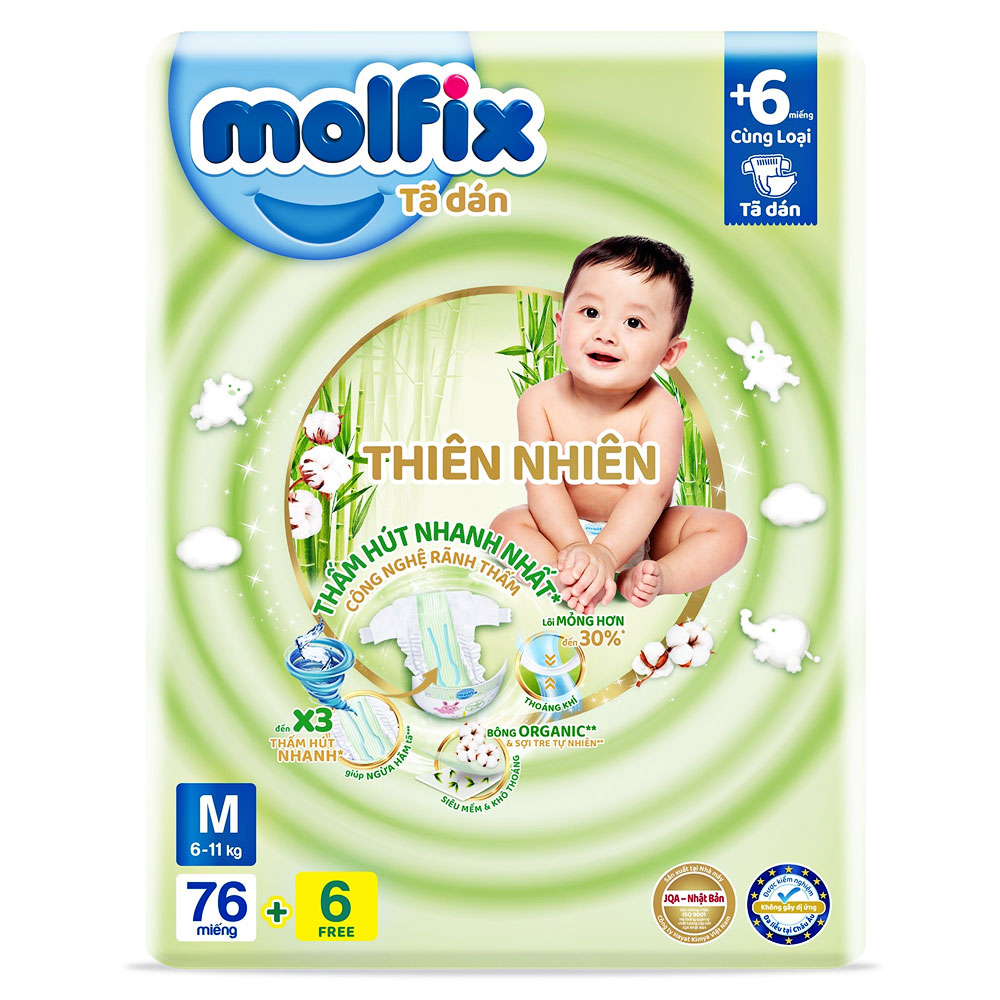 MOLFIX tã dán M 76X3 S.JUMBO