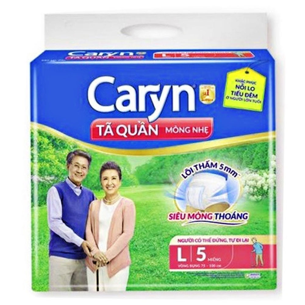 Tã quần người lớn  Caryn mỏng nhẹ  L5