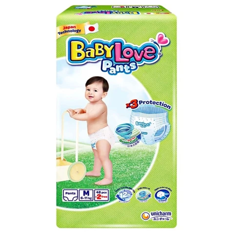Tã bỉm quần baby love  M48