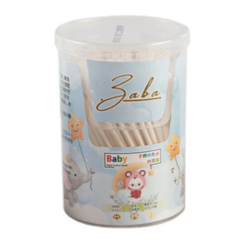 Tăm bông 3ABA baby hộp xoay size M thân giấy 200pcs /240