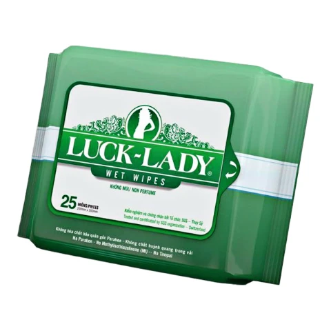 Khăn mặt  Luck Lady  nén mini 240 x200 mmm 25 viên 