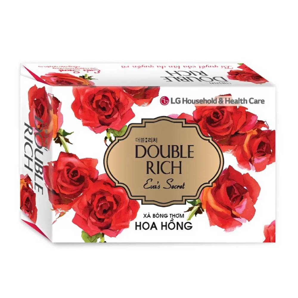 Xà bông Double rich hoa hồng Eva secret  90g