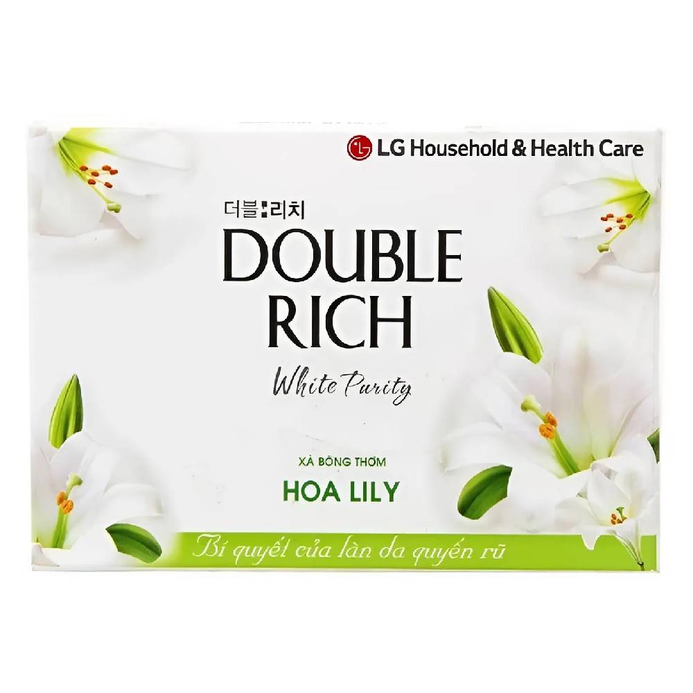 Xà bông Double rich hoa lily purity  90g