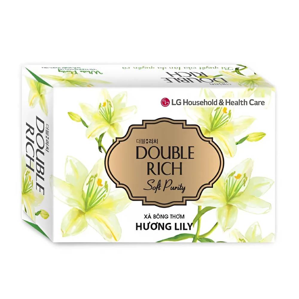 Xà bông Double rich hoa lily Iris  90g