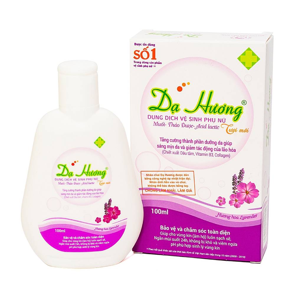 Dung dịch vệ sinh  phụ nữ Dạ Hương Dịu nhẹ 100ml