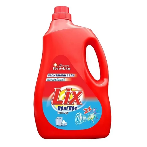 Nước giặt Lix  đậm đặc can  3.6Kg