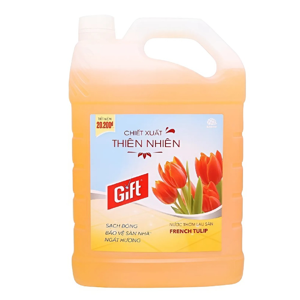 Nước lau sàn Gift  hương Tulip 3.8kg