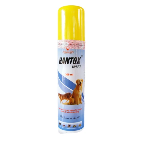 Bình xịt Hantox Spray  diệt bọ chét chó mèo   300ml