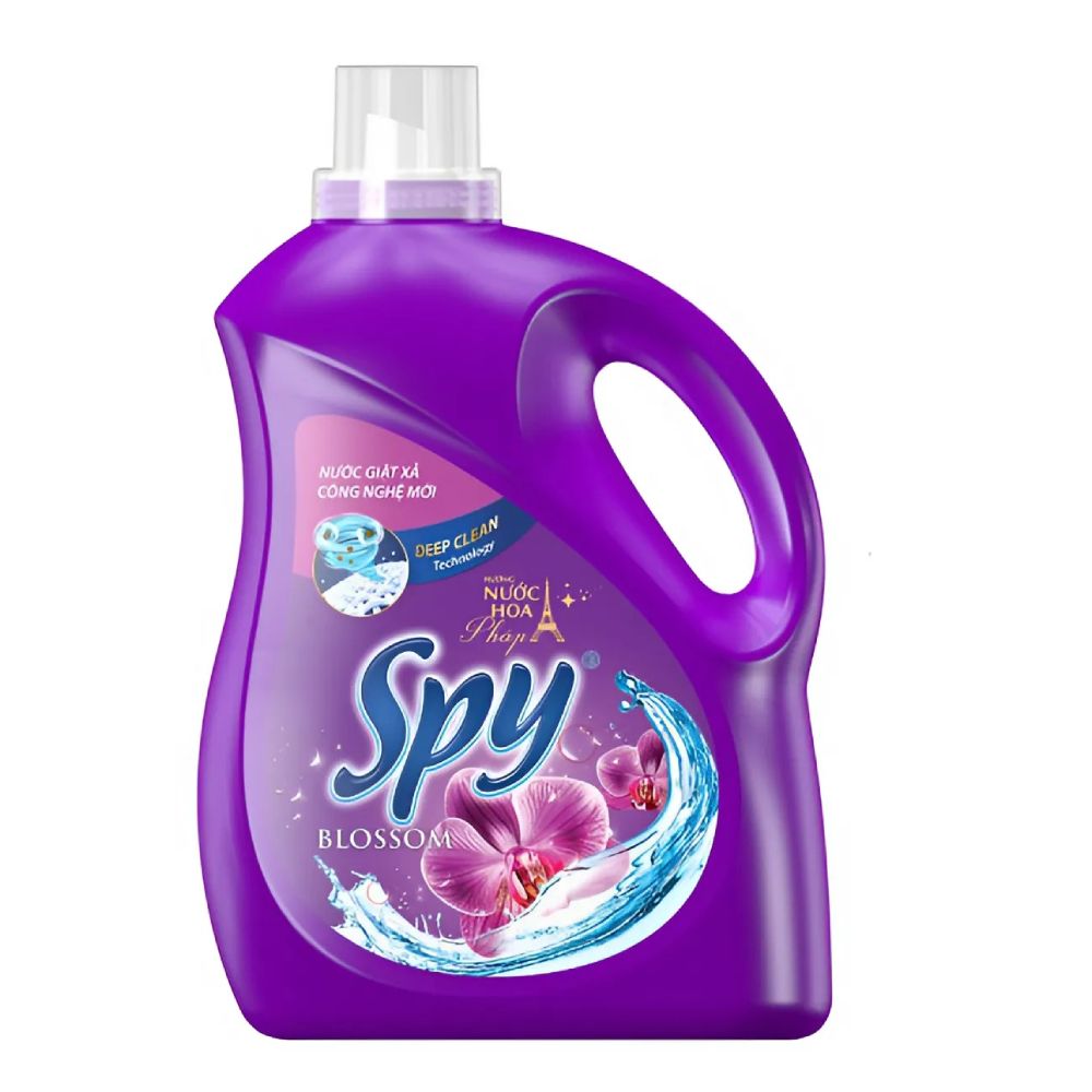 Nước giặt xả Spy deep Clean tím và hồng 3.6kg/4
