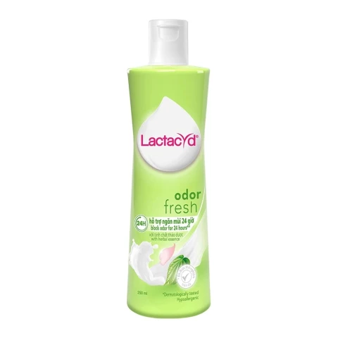 Dung dịch vệ sinh Lactacyd Odor Fresh tươi mát trầu không 250ml