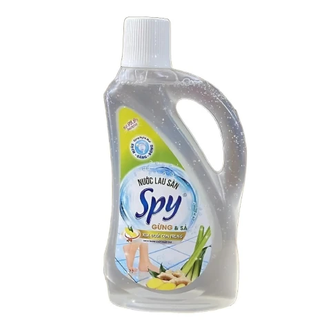 Nước lau sàn Spy  gừng sả  trắng chai 950ml