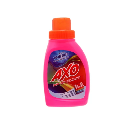 Nước tẩy quần áo màu AXO chai hồng 400ml