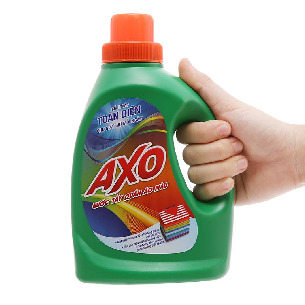 Nước tẩy quần áo màu AXO Xanh lá 800ml