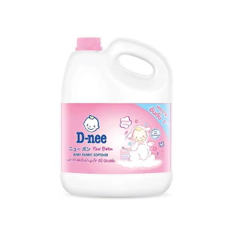Nước xả mềm Q.áo D-nee hồng can 2.8L/4