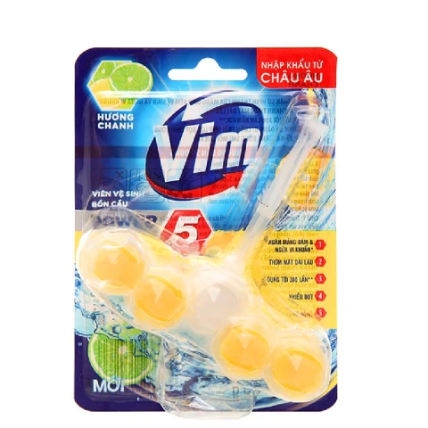 Treo bồn cầu  Vim hương chanh 55g