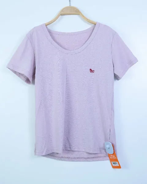 Áo phông form lỡ cotton giấy nữ sinh viên teen P263100