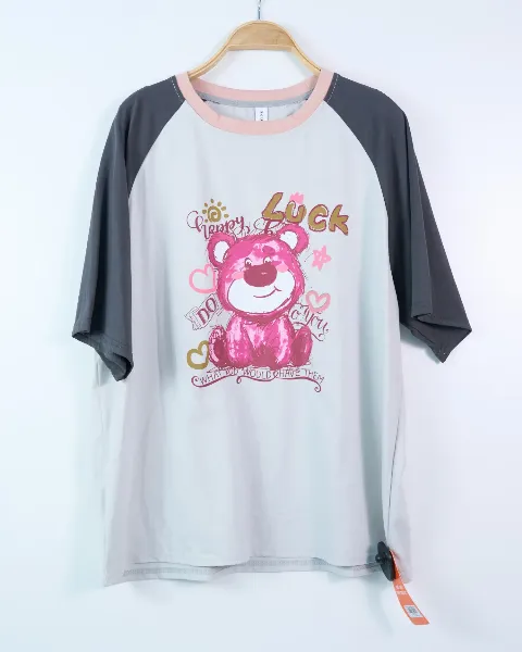 Áo phông form đại cotton hai chiều nữ sinh viên P260423