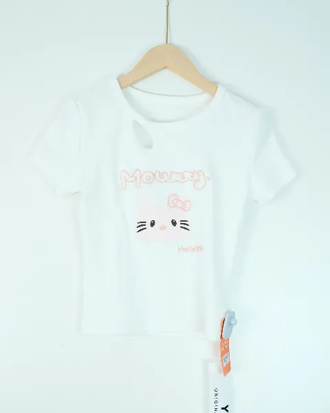 Áo phông nữ cổ tròn croptop tăm 3322 xanh H25.2026.1