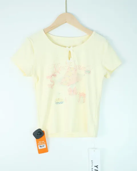 Áo phông nữ cổ tròn croptop tăm 8811 hồng H25.2026.1