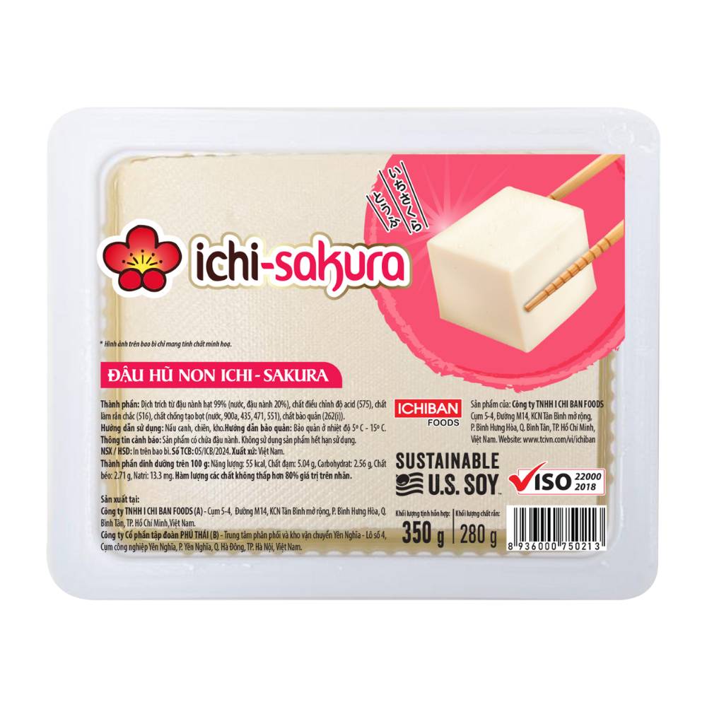 Đậu hũ trắng non Ichi-Sakura 350gr