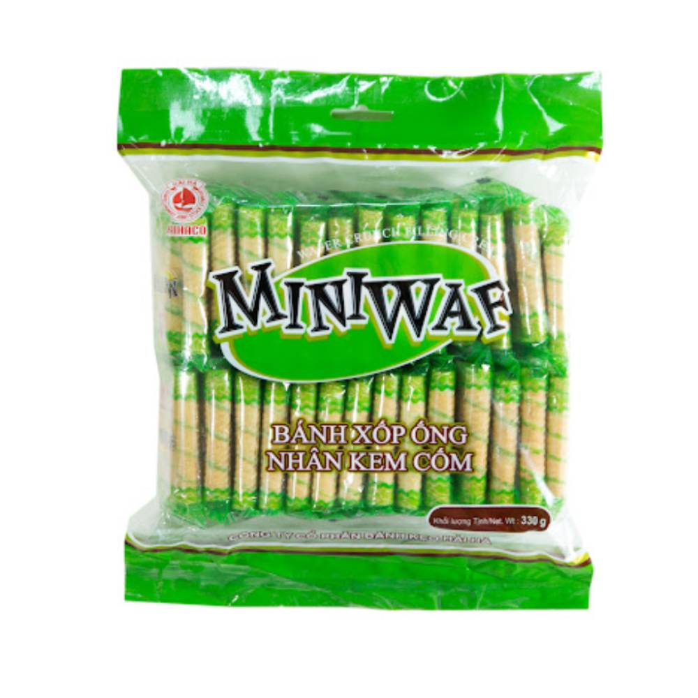 Bánh quế Miniwaf Cốm 300gr/15