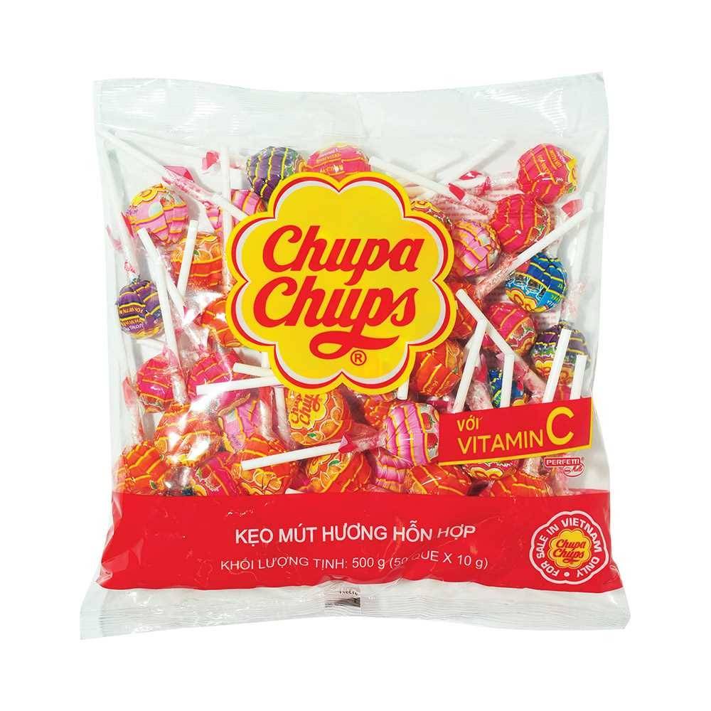 Kẹo mút Chupa Chup  hương hỗn hợp Vitamin C 93gr