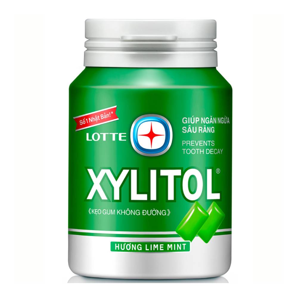 Kẹo gum  Xilytol  hương Lime mint  58gr