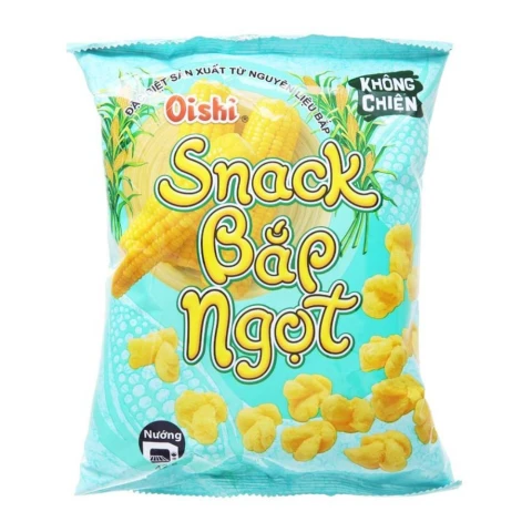 Snack  Oishi bắp ngọt 12gr
