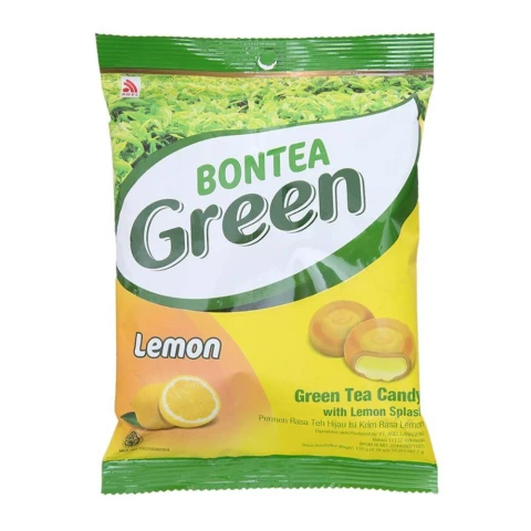 Kẹo trà xanh hương vị chanh Bontea Green  135gr